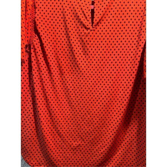 Ann Taylor Red Polka Dot Top Woman’s Size Medium - Picture 8 of 9